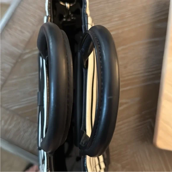 Kate Spade Black and White Striped Handbag - Picture 7 of 11